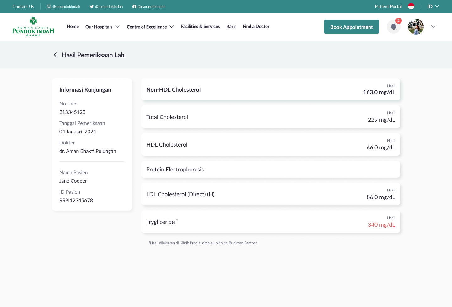RSPI Hospital – Web Application