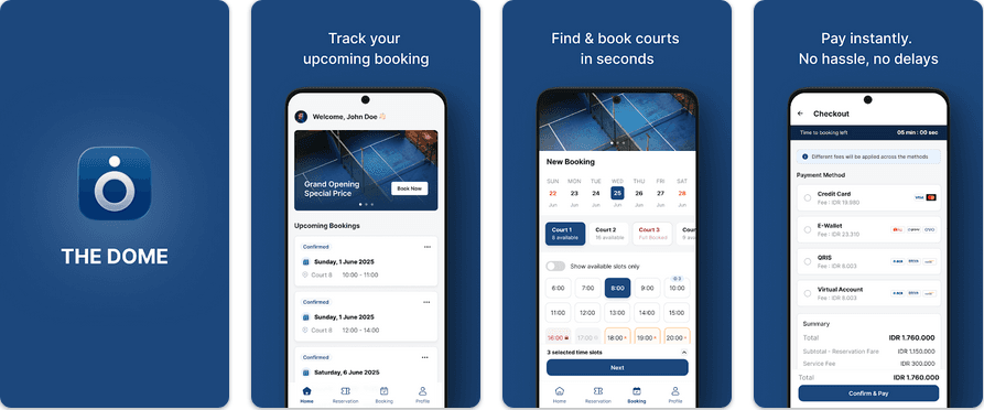 The Dome Court Booking System